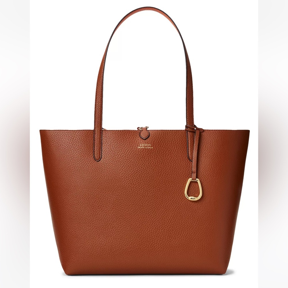 🌿 Ralph Lauren Faux-Leather Reversible Tote 🌿